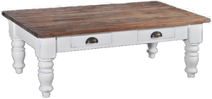 Mesa de Centro Convertible Liona de Madera de Teca Sólida, Diseño Contemporáneo, Ecológica, Duradera, Acabado Natural, Muebles para el Hogar - Product Image 2