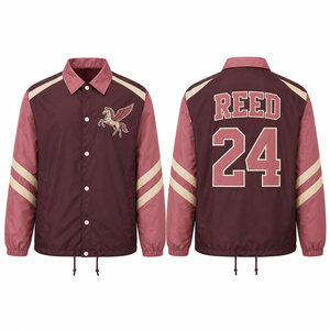 Streetwear Coaches <b>Jacket</b> producer premium polyester lining pockets collar coated <b>packable</b> oversized regular reversible seasonal - Product Image 1