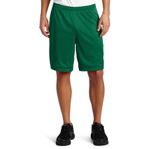 Shorts de basketball pour hommes en toile blanche, respirants, séchage rapide, longueur genou, taille haute, fermeture à cordon, 100% coton - Product Image 2