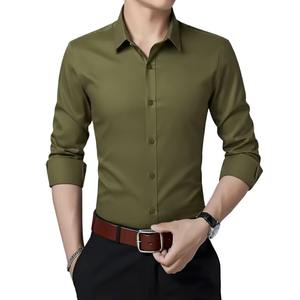 Camisas de Franela a Cuadros para Hombre, Transpirables, de Algodón, Hechas a Medida, Estilo Urbano, con Botones y Cuello, Camisa de Moda Personalizada para Hombre - Product Image 4