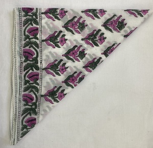 Bandana, foulard, mouchoir et cravate imprimés à la main, fabriqués avec des couleurs naturelles, article cadeau, respectueux de l'environnement, écharpe réutilisable - Product Image 2