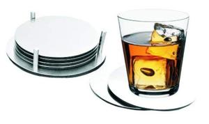 Sous-verres antidérapants de luxe en acier inoxydable, résistants à la chaleur, pour café, thé, bière et autres boissons – Vente en gros - Product Image 3