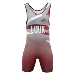 Combinaison de lutte unisexe en gros, séchage rapide, compression flexible, vêtements de sport, tenue d'équipe personnalisée, marque privée, fourniture directe usine - Product Image 4
