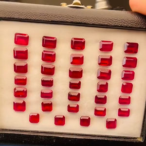 Rubis naturels chauffés et traités, lot de 92,56 carats, qualité AAA, avec un lustre superbe et une belle couleur, coupe et polissage parfaits. - Product Image 3