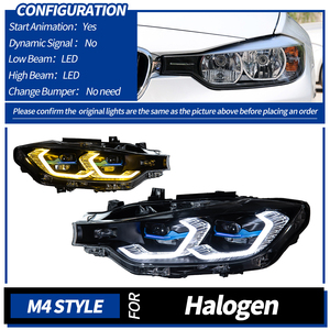 Faróis Projetores <span class=keywords><strong>LED</strong></span> Plug & Play para Série 3 F30/F35 2012-2019 com 10000 Lumens e Temperatura de Cor 6000K - Product Image 4