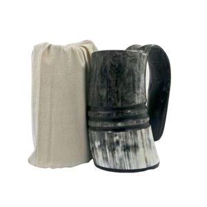 MUGS POST HORN FÁBRICA DE LA INDIA PRODUCTOS ARTESANALES Taza para beber cuerno Nuevo diseño Natural Original Viking Drinking - Product Image 6