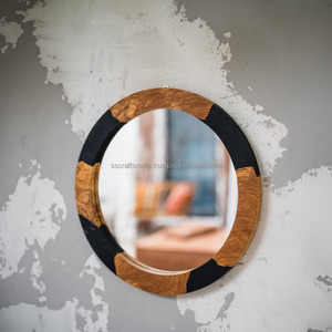 Suministro directo de fábrica, espejo de pared de resina único para espacios habitables y oficinas en el hogar, disponible en suministro al por mayor - Product Image 1