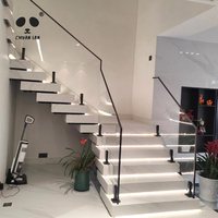 Chuanlan Moderne Klemmhalterungen aus Aluminium für Treppen, Krankenhäuser, Pools, Balkone, Bodenhalterungen, Pfosten und Geländer