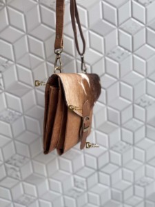 Bolso bandolera de piel de vaca con diseño Western Hair On Hide, elegante bolso de mano, de cuero vacuno de lujo, alta calidad, multiusos, estilo bohemio. - Product Image 2