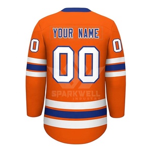 Custom Ice Hockey Jersey <b>Men's</b> Full Sleeve Sublimated Polyester Team Numbers <b>Pullover</b> Sport Apparel Adult Regular Fit 3D - Product Image 4