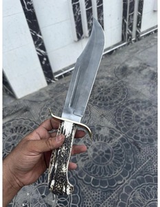 Couteau de chasse Bowie THEWIZ CRAFTS, forgé à la main, durable, à pointe clip, lame en acier à haute teneur en carbone, 8-9,9 pouces, ambidextre, authentique - Product Image 3