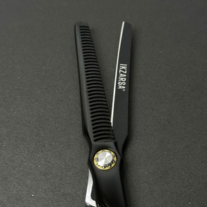 Customized Color Paper Coated Stainless Steel Sharp Hair Thinning Scissors with Round Handle Barber Thinning Shears in Low MOQ - Product Image 3