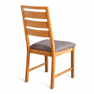 เก้าอี้ทานข้าวดีไซน์เรียบหรู ไม้สักแท้ คุณภาพสูง เบาะโฟมนุ่ม นั่งสบาย ทนทาน เหมาะสำหรับรับประทานอาหารและร้านกาแฟ คุ้มค่าที่สุด - Product Image 3