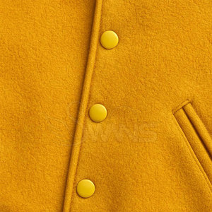 แจ็คเก็ตฤดูหนาวแบบ Letterman ดีไซน์ใหม่ตามสั่ง บริการ OEM สำหรับผู้ชาย ผ้าแคนวาส โลโก้ด้านหน้า ผ้าฝ้าย 100% ระบายอากาศได้ดี คุณภาพสูง - Product Image 3