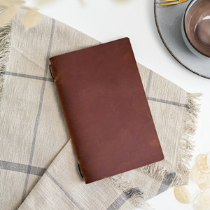 Custom Genuine Leather Menu Holder <b>Ring</b> <b>Binder</b> Menu Folder Wholesale Restaurant Menu Cover Loose Leaf Board ALM-0071 - Product Image 6