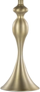 Ensemble de 2 lampes de chevet dorées au design moderne, abat-jour en tissu bleu clair, lampe de bureau élégante en métal, décoration de chambre à coucher - Product Image 3