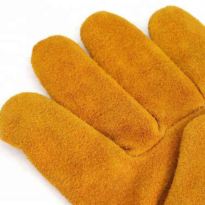Gants de soudage en cuir avec manchette noire, pouce droit, doublure en coton, gants de soudage TIG personnalisés - Product Image 5