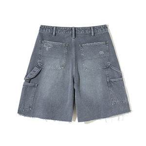 Shorts en jean pour hommes et femmes, grande taille, nouvelle collection, décontracté, coupe slim, délavé, sexy, été - Product Image 3