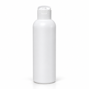 Bouteille HDPE à bouchon rabattable 200 ml |   Emballage cosmétique avec bouchon sécurisé pour soins de la peau, shampoing, lotion, soins capillaires et soins personnels - Product Image 1