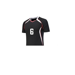 Ensemble de maillots de volley-ball pour hommes, impression sublimée, manches courtes, évacuation de l'humidité, vêtements unisexes pour adultes - Product Image 3