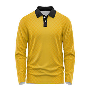 Polo de Manga Larga para Hombre de Alta Calidad, Diseño Elegante, Tela Transpirable y Cómoda, Ropa Personalizada para Pedidos al por Mayor y de Marca - Product Image 1