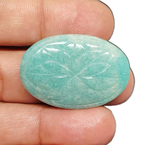 Cabujón de Amazonita Verde Natural, Piedra Preciosa Suelta para Joyería UDGEMS - Product Image 1