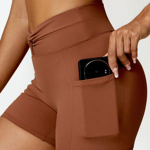 Custom Women's Shorts High Waisted Shorts For Women Breathable And Sweat Wicking Fitness Gym Workout Short - Product Image 2