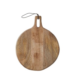 Tabla de Cortar Redonda de Madera Premium con Asa, Tabla de Cortar de Madera Natural para Cocina - Product Image 3