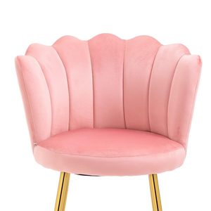 Chaise de salle à manger en velours de style moderne du milieu du siècle, mobilier d'appoint luxueux pour la maison et le bureau, mobilier d'hôtel, chaise de restaurant - Product Image 2