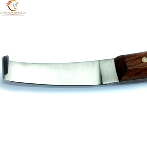 Herramientas para recortar pezuñas de vacas, cabras y ovejas, máquina cortadora con cuchilla de acero al carbono, cuchillo para pezuñas con mango de madera para ganado. - Product Image 2