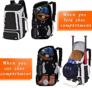 Mochila de Béisbol Personalizada para Equipo, Ligera, Impermeable, Unisex, para Entrenamiento al Aire Libre, con Compartimento para Bate, Bagnex 600D 50-70L - Product Image 5