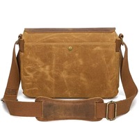 Bolsa de Cámara de Lona y Cuero con Cierre, Directo de Fábrica, Impermeable, Resistente a Impactos, para Fotografía DSLR, Personalizable, de Alta Calidad