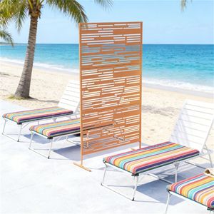 Schermo Decorativo per Privacy da Esterno Marrone, Pratico Divisorio per Ambienti - Product Image 1