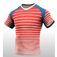 Maillot de rugby personnalisé fabriqué professionnellement, à séchage rapide, antibactérien, avec service OEM/ODM, prix de gros