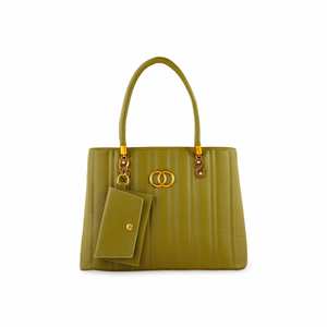 <b>Green</b> Formal Ladies Handbag P36152 - Product Image 3