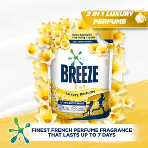 Breeze 1,5 kg Perfume de lujo Fragancia Detergente para la ropa Recambio de frescura de larga duración de Malasia - Product Image 2