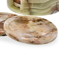 Ensemble de sous-verres en onyx marbré de qualité supérieure, design moderne et antique, grande dalle, décoration de table de cuisine, haute qualité, écologique, durable, 5 ans