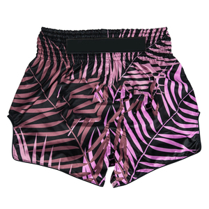 Pantalones Cortos de MMA para Hombre, Color Morado con Rayas de Tigre Negro, Corte Regular, Secado Rápido, Poliéster, Ropa de Artes Marciales Mixtas, Talla Adulto - Product Image 3