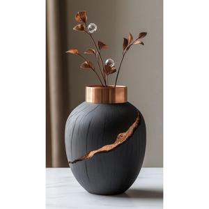 Handmade Luxury Tabletop <b>Vase</b> Asian Zen Design Pagoda Tree Pattern <b>Decorative</b> Home Centerpiece Modern <b>Vases</b> Factory Price - Product Image 2