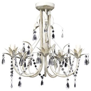 Witte 18 "X 17" Kroonluchter Elegante Hanglampen Productcategorie - Product Image 2