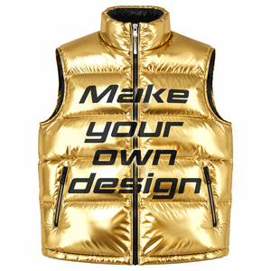 Blouson matelassé sans manches isolé de qualité supérieure, design personnalisé, logo sur mesure, vente en gros, marque privée, fournisseur de vêtements OEM ODM - Product Image 1