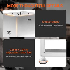 Miscelatore Manuale per Carne con Serbatoio Fisso da 30L, Attrezzatura in Acciaio Inox per Lavorazione Carni (Max 60LBS di Carne) per Miscelazione Salsicce - Product Image 6