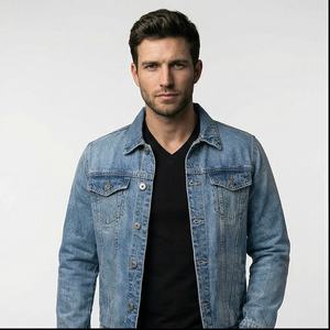 Vente chaude de haute qualité confortable hommes Denim vestes Usine personnalisée nouvelle mode tenue décontracté pour les garçons pour l'hiver - Product Image 1
