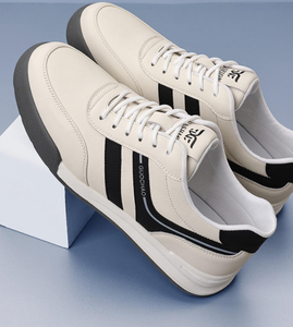 Zapatos Casuales de Negocios Unisex Blancos, Mocasines Modernos y Zapatos Deportivos de Invierno con Entresuela de EVA, Combinan con Todo - Product Image 1