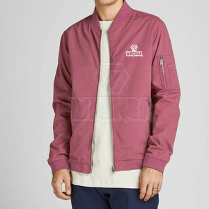 เสื้อแจ็คเก็ตบอมเบอร์ผู้ชายน้ำหนักเบา เย็บอย่างดี เหมาะสำหรับกิจกรรมกลางแจ้งในฤดูหนาว สวมใส่สบาย ทันสมัย - Product Image 3