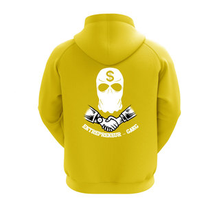 Nouveau design – Sweat à capuche épais pour homme, en molleton uni, coupe ajustée, couleur unie, en coton, à enfiler, manches longues, avec logo personnalisé - Product Image 3