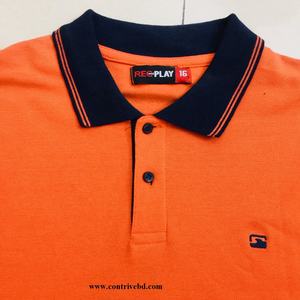 Venta al por mayor de alta calidad 100 algodón de peso medio liso Casual Golf logotipo personalizado Polo simple para OEM hombres Polo de golf camisas., - Product Image 3