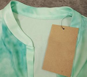 เสื้อยืดแขนสั้นผู้ชาย ลายมัดย้อม คอจีน คอเฮนลีย์ ลำลอง - Product Image 6