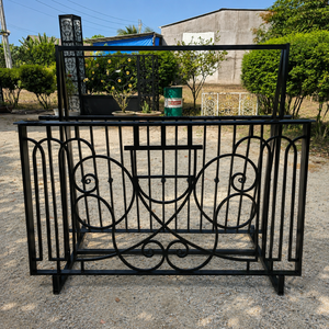 Barandilla de Balcón de Hierro Forjado de Lujo, Balaustrada Metálica Decorativa Personalizada para Proyectos Residenciales, Comerciales y de Villas - Product Image 1