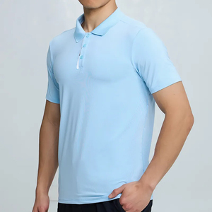 Classic Fit Stretch <b>Polyester</b> Sports Polos Custom Logo Athletic Training Outfit Breathable Quick Dry Performance Golf Polo <b>Shirt</b> - Product Image 1